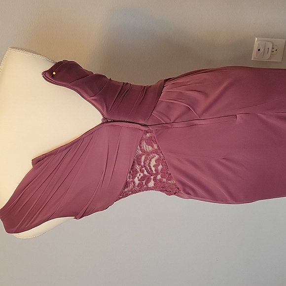 Celebrate DB Studio Mauve Long Dress, Size 4 - Picture 9 of 10